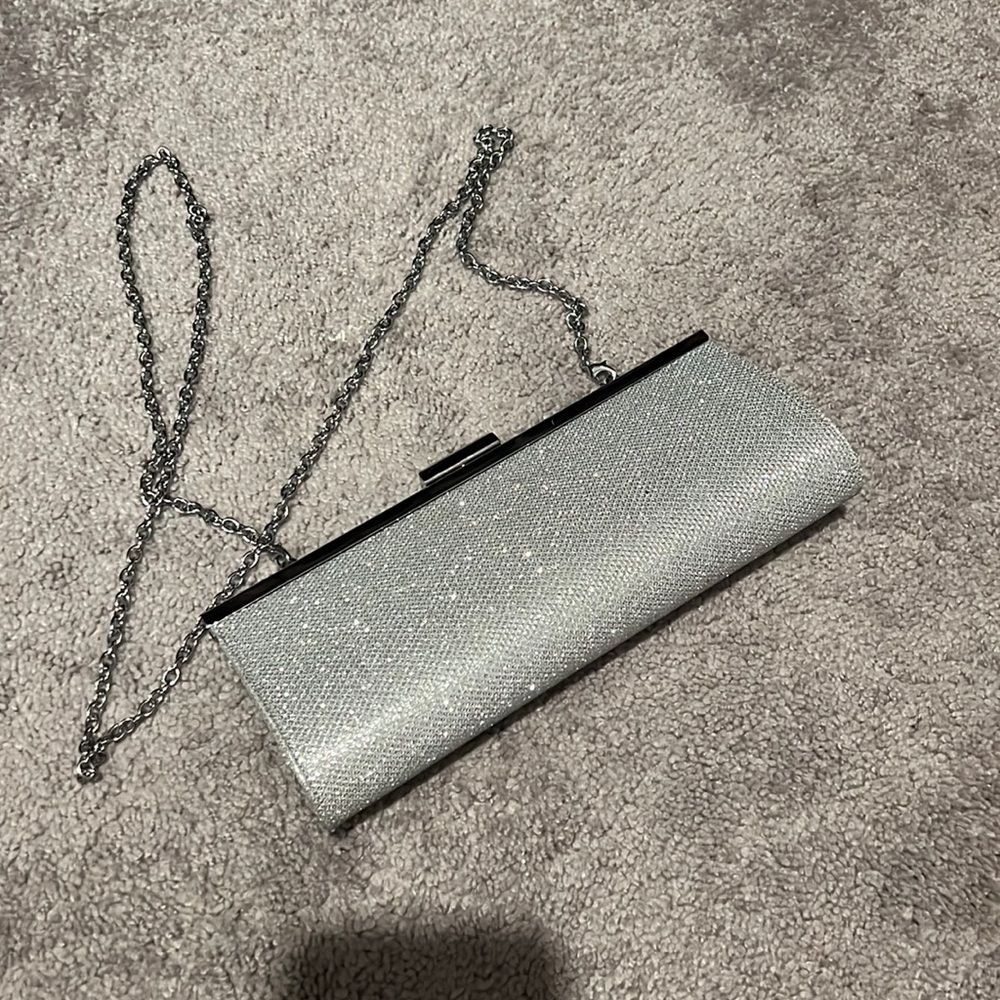 Silver Evening Bag